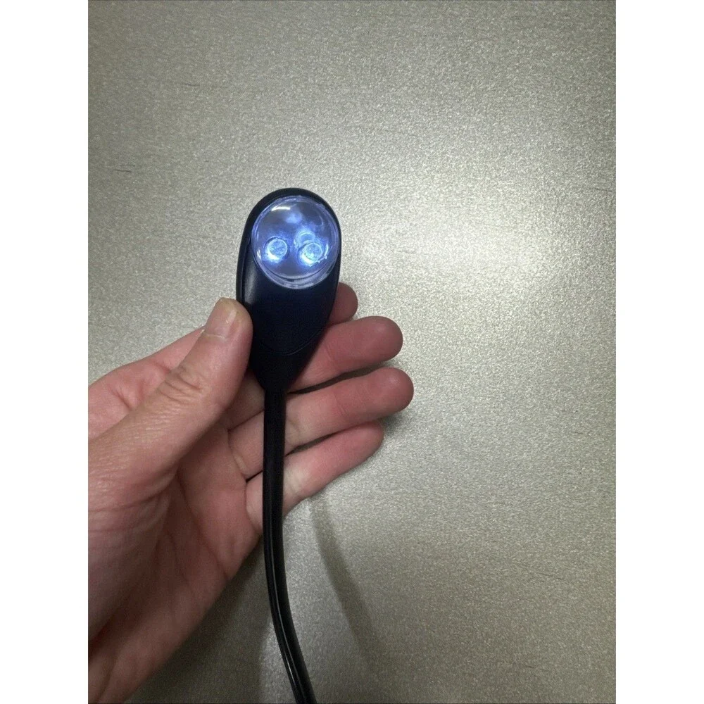 LED Book Light Mini Clip-On Flexible Bright LED Reading Lamp Travel Portable
